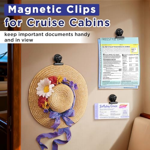 30lbs+ Magnetic Hooks Clips for Cruise Cabins, Cruise Essentials 2026 - Image 3