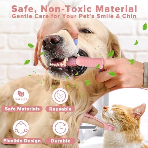 6PCS Grooming & Bath Supplies for Dogs, Cats | Dog Washing Gloves | Dog Bath - Image 6