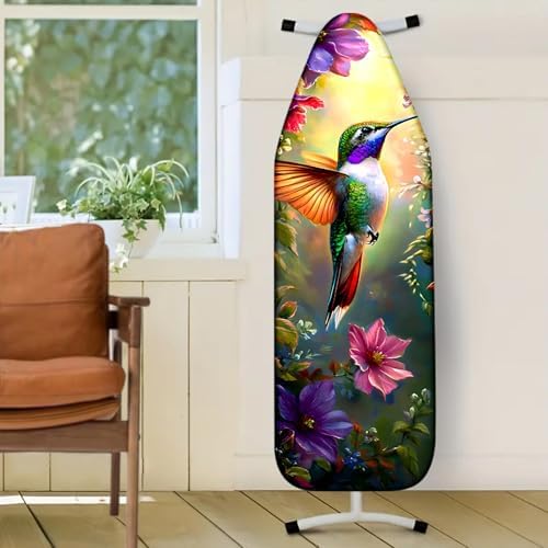 Nuxovilar Hummingbird Flowers Ironing Board Cover 15x54 Polyester - Image 2