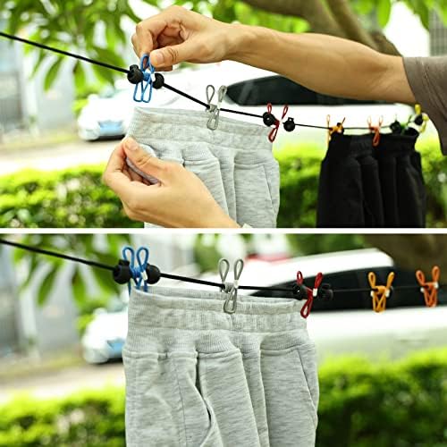 Retractable Portable Travel Clothesline Camping Clothing Line - Image 5