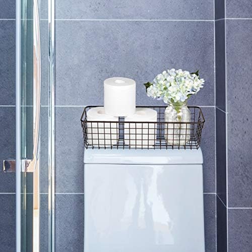 SheeChung Wire Storage Baskets, Metal Toilet Paper Basket Holder - Image 7