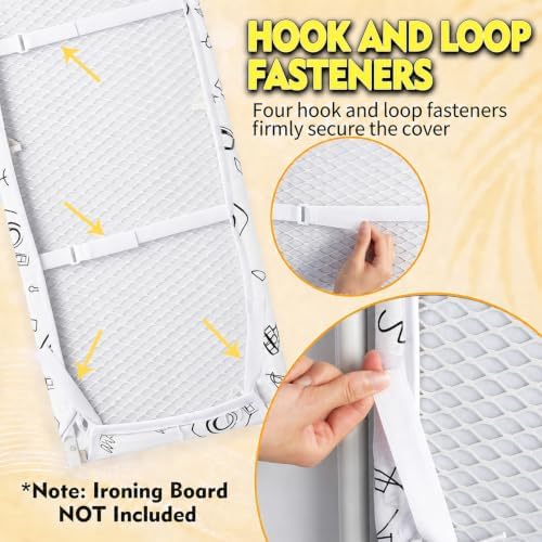 Seiritex Over the Door Ironing Board Cover 13 x 37 inch, Small Iron Board Cover - Image 4