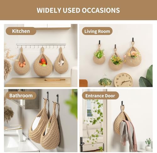 Boho Wall Hanging Fruit Baskets - Image 6