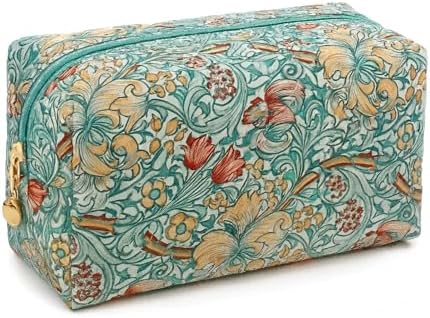 Large Pencil Case, Quilted Cotton Pencil Pouch, Cute Floral Pen Bag by OIMEIJewelry