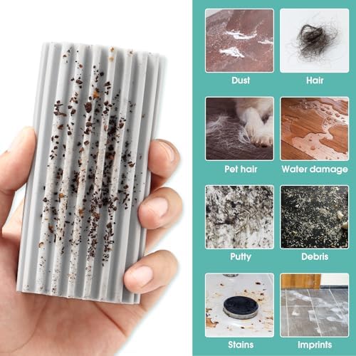 8 Pack Damp Dusting Sponge Duster, Reusable Household Cleaning Sponge Tool - Image 3