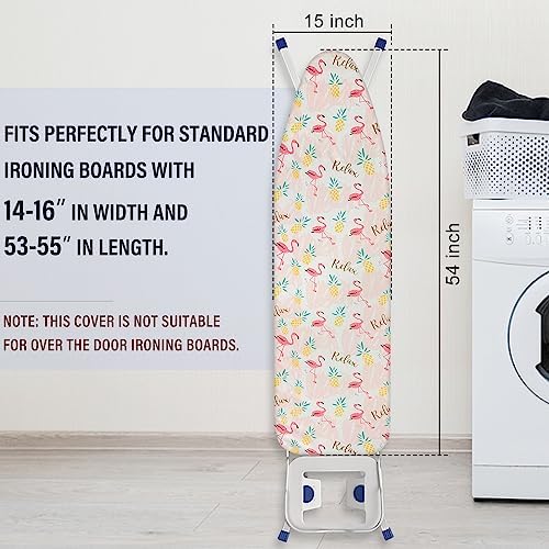 Ironing Board Cover and Pad 15x54 Inch Standard Ironing Board Cover - Image 2