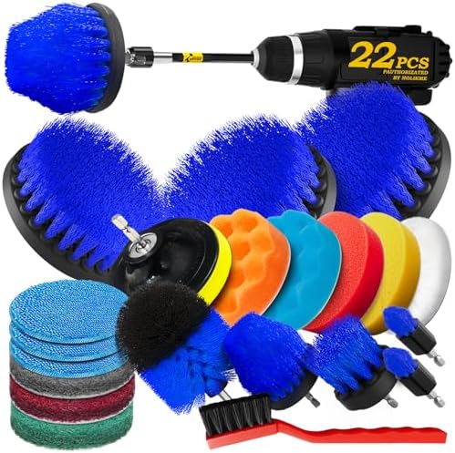 Holikme 22Piece Drill Brush Attachment Set by Holikme