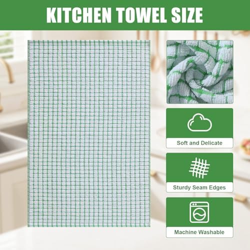 Mordimy Premium Cotton Kitchen Towels 16"x 25", 8 Pack - Image 2