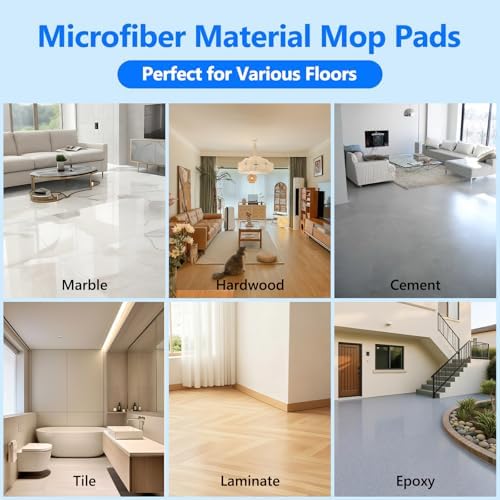 20 Pack Mop Replacement Pads for O Cedar H2pro Flat Mops, Mop Pads for O-Cedar - Image 7