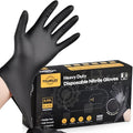 TitanFlex Heavy Duty Black Nitrile Gloves, 6 Mil, Fully Textured, Mechanic by TitanFlexDisposableGloves