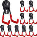 Landhoow 10 Pcs Large Magnetic Hooks Heavy Duty Garage Magnet Hooks Strong by Landhoow
