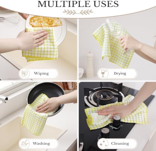 Homaxy 12 Pack Terry Kitchen Dish Cloths - Image 5
