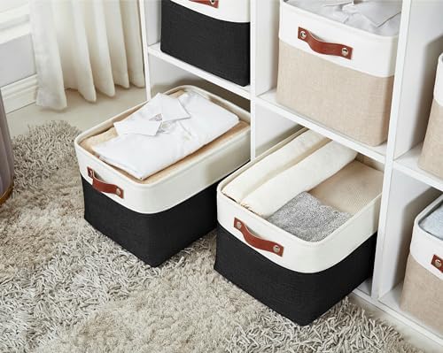DECOMOMO Storage Bins, Large Fabric Storage Baskets - Image 5