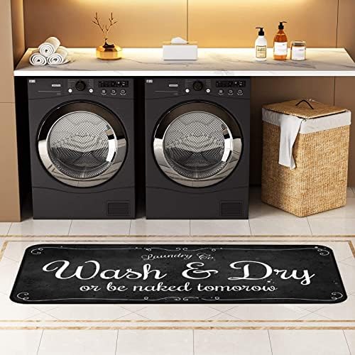 Laundry Room Long Rug Area Rug Non-Slip Floor Mat Waterproof Farmhouse Carpet - Image 3