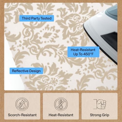 GORILLA GRIP Padded Ironing Board Cover, 15x54 Danmask - Image 5