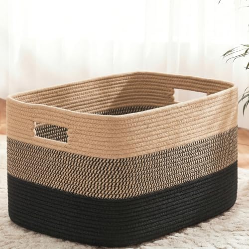 Artfeel Blanket Basket, Rectangle Woven Baskets by Artfeel