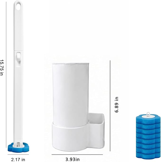 Disposable Toilet Brush Wand Starter Kit - Image 2