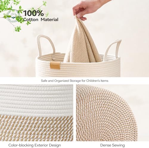 Nunsino Laundry Hamper 95L, Large Laundry Basket - Image 5