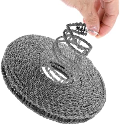 uxcell Windproof Clothesline, 5M 16.4ft Plastic Non-Slip Clothes Drying Rope - Image 3
