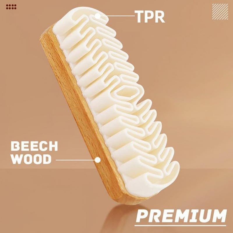 Suede Shoe Brush and Eraser Set, Rubber Cleaning Brush - Image 4