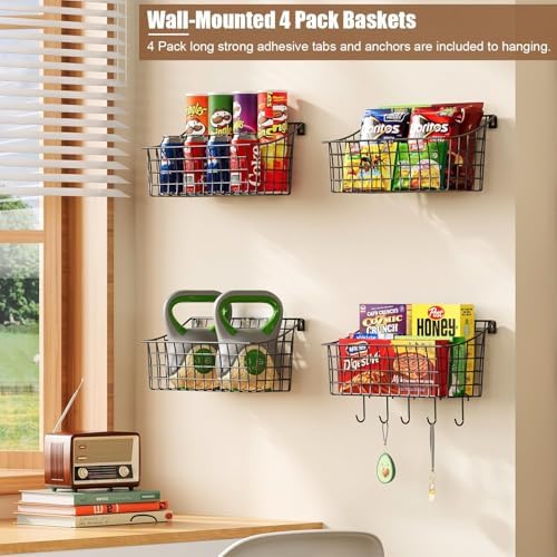 Sonyabecca 4 Pack Hanging Wall Basket - Image 6