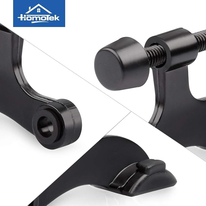 HOMOTEK 36 Pack Hinge Pin Black Door Stopper, Adjustable Deluxe Heavy Duty Door - Image 6