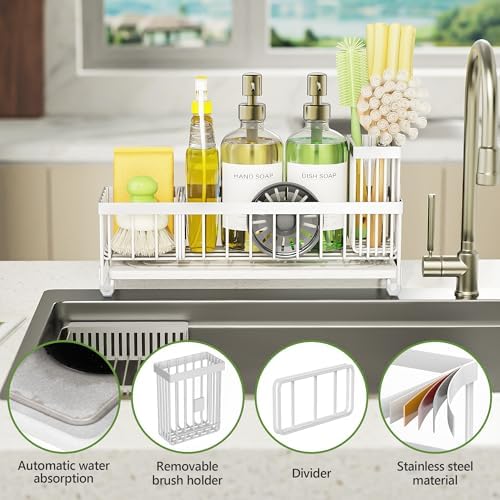 Cisily Extra Large Sink Caddy Organizer - Image 3