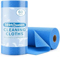 WETQUEEN Upgrade 60 Pack Microfiber Cleaning Cloth Roll by Unknown