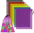 6 Pack Mesh Drawstring Bags by COIDEA