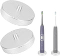 2Pack Silver Electric Toothbrush Holder by LUEXBOX