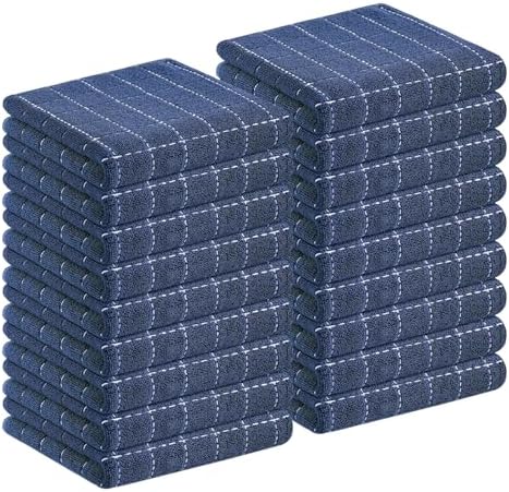 Homaxy 100% Cotton Terry Kitchen Towels, 18 Pack by Homaxy