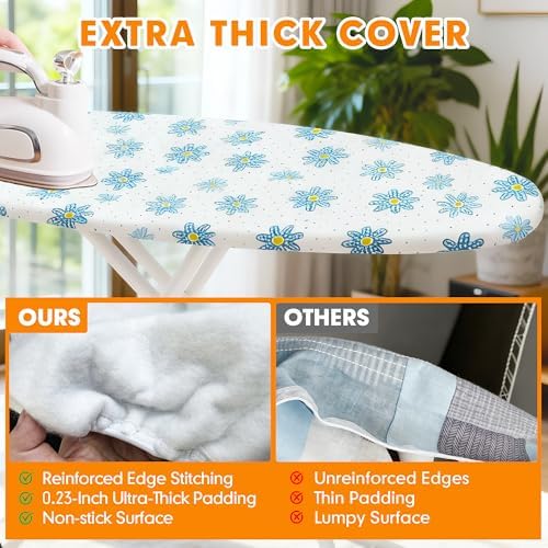 Ironing Board Cover and Pad, 21x57 Extra Large, Scorch Resistant - Image 3