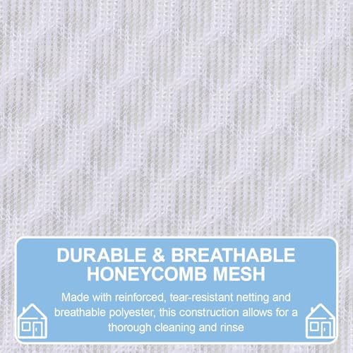 Honeycomb Mesh Laundry Bags 3 Pack, Durable Washing Bags - Image 6