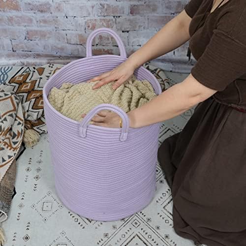 XUANGUO Rope Laundry Basket Hamper - Image 3