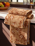 Miss Adola 370GSM Cotton Waffle Kitchen Towels, Rustic Flower by MissAdola