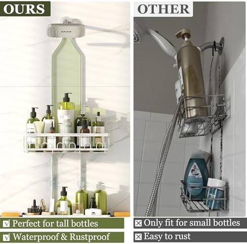 Skyapex Shower Caddy Hanging: Adjustable Height Organizer - Image 3