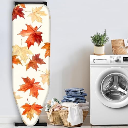 Nuxovilar 15x54 Autumn Maple Leaf Ironing Board Cover - Image 3