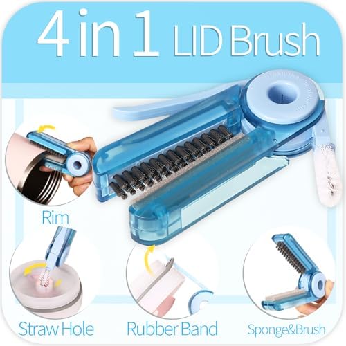 4 Pack Water Bottle Cleaner Brush Set - Image 4