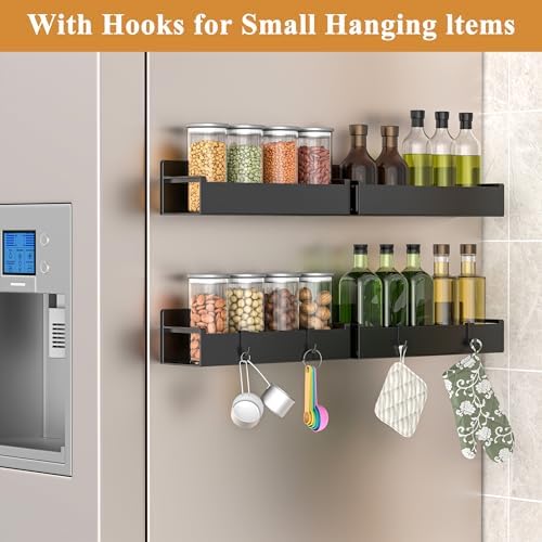 HuggieGems 4 Pack Magnetic Spice Rack Organizer - Image 2