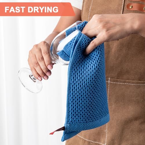 Kitchen Towels 6-Pack Kitchen Dish Cloths, 100% Cotton, 12x12 In - Image 3