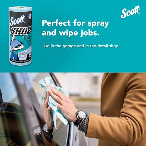 Scott Shop Towels Glass, 90 Towels/Roll, 12 Rolls/Case - Image 5