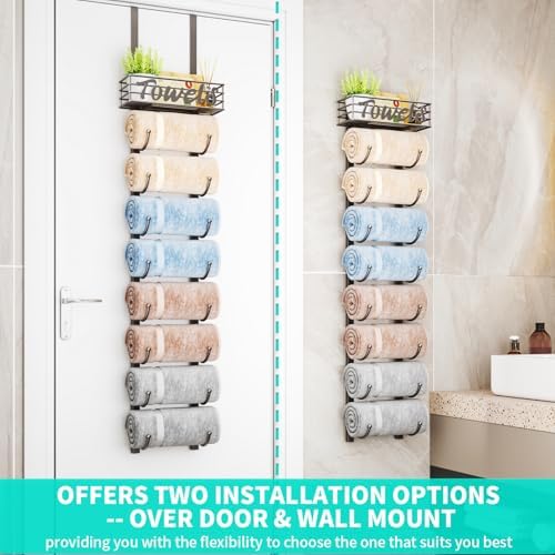 HapiRm Towel Racks for Bathroom Storage - Image 2