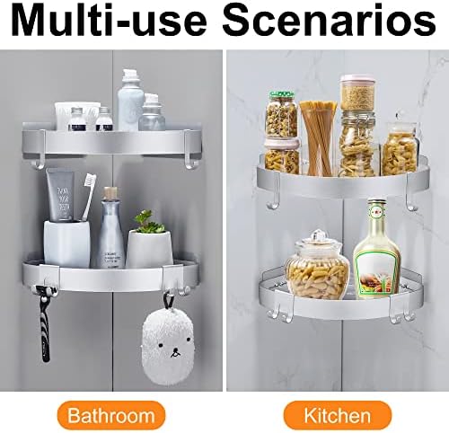 DUFU Adhesive Corner Shower Caddy - Image 5