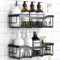 Shower Caddy 2 Pack, Adhesive Shower Organizer by EUDELE