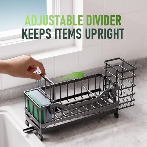 Sponge Holder for Kitchen Sink, Kitchen Sink Caddy - Image 6