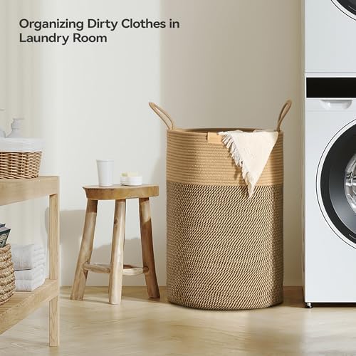 Nunsino Laundry Hamper 75L, Large Laundry Basket - Image 3