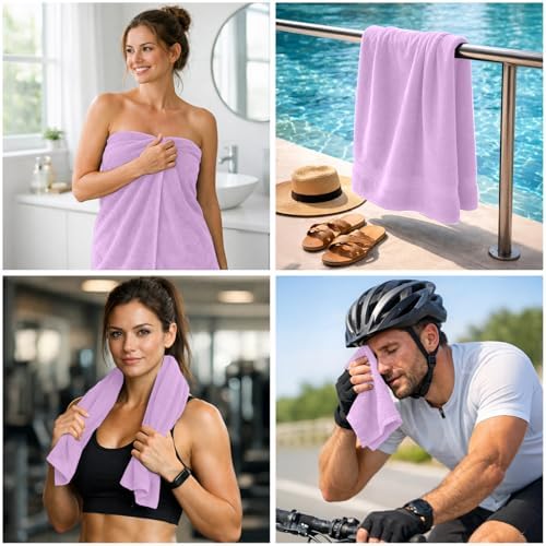 DAN RIVER 8 Piece Luxury Bath Towels - Image 3