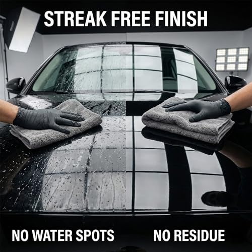 2 Pack Professional Large Microfiber Car Drying Towels, Microfiber Towels - Image 3