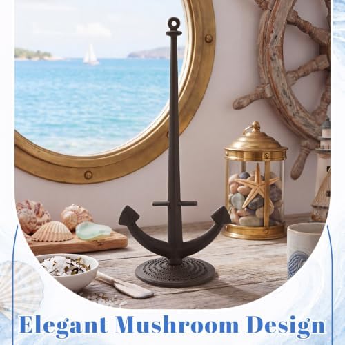 Maxdot Coastal Paper Towel Holder, 8.5 x 7 x 15.5 Inch Heavy Duty Cast Iron - Image 5