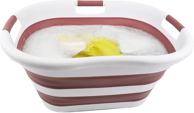 SAMMART 40L Collapsible Plastic Laundry Basket - Image 5
